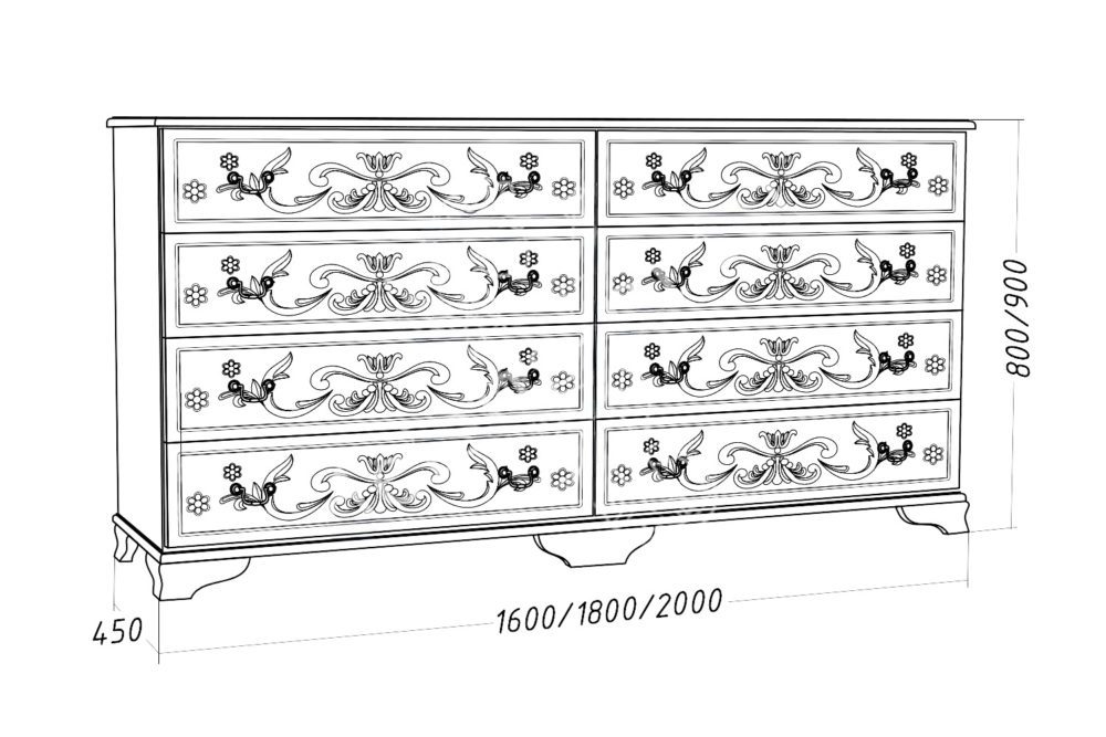 Комод Марта восемь 1