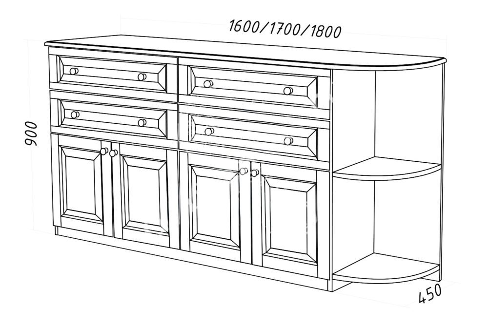 Комод Миранда 2